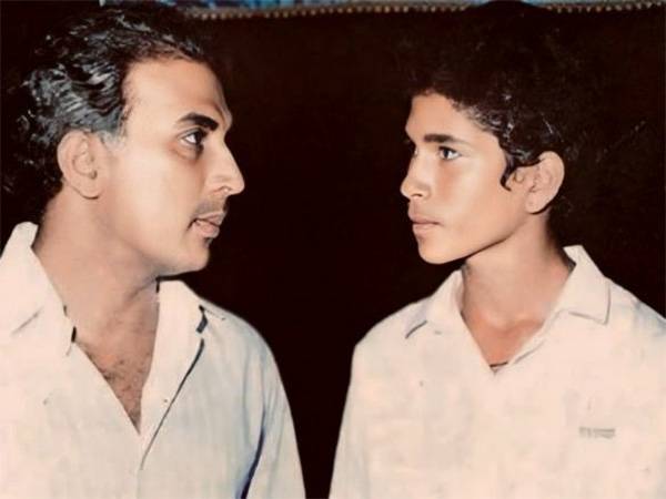 Sunil Gavaskar and Sachin Tendulkar. (Photo- Sachin Tendulkar X)