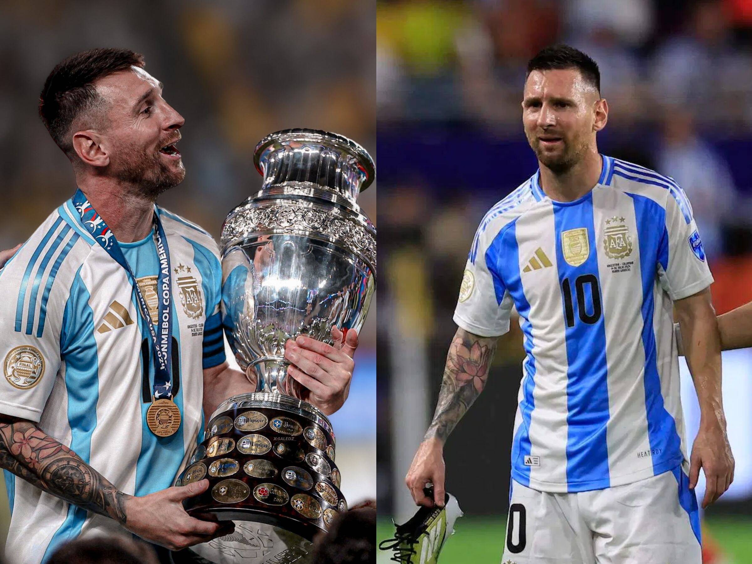 Tears Turn Into Joy As Injured Lionel Messi Wins Copa America 2024 Title